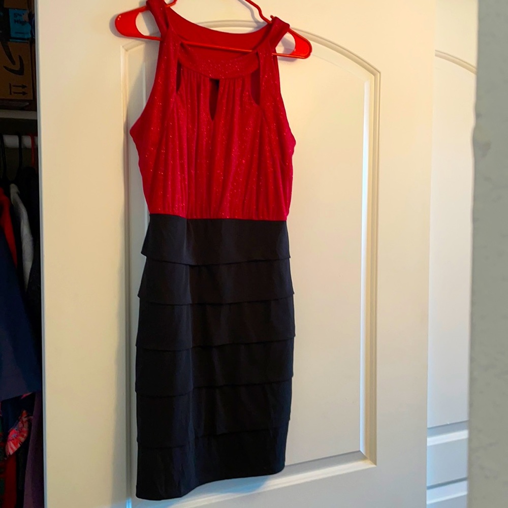 Red/Black Dress